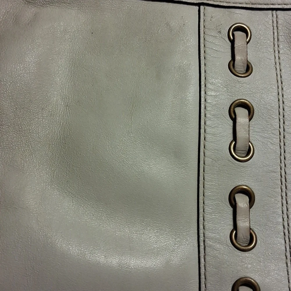 Vintage Coach Cream Shoulder Bag